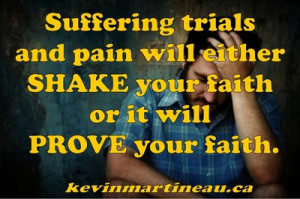 What advice would you give on how to keep your faith in hard times?
