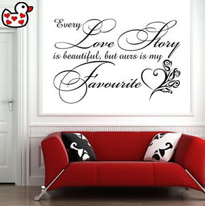 ... Quotes of Love - Vinyl Wall Art Quote Special Love Story Wedding