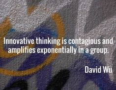 Innovative thinking is contagious and amplifies exponentially in a ...