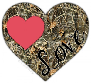 Camo love heart!