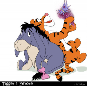 Tigger and Eeyore by Innisfire