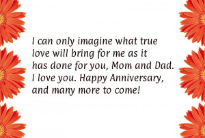 Anniversary quotes to parents