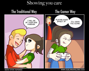 How Gamers Show They Care…