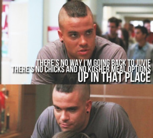 Glee Puck's one-liners