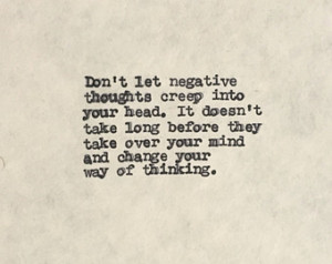 Positive Quote Messages Typewriter Quotes Positive Thoughts Typed onto ...