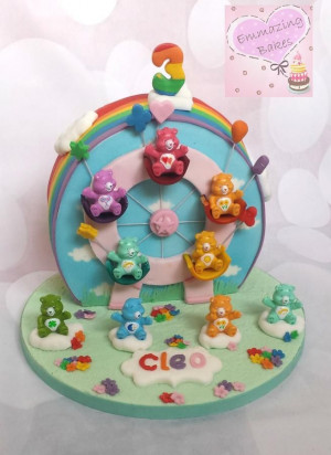 ... Cake, Care Bears, Children Cake, Daughters Care, Bears Rainbows