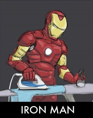 Iron Man Funny Parody Ironing