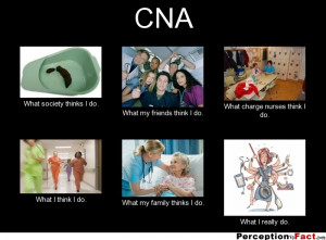 CNA What society thinks I do. What my friends think I do. What charge ...