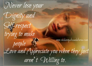 Self Respect and Dignity Quotes