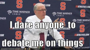 Syracuse Basketball As Compared To Charlie Sheen Quotes