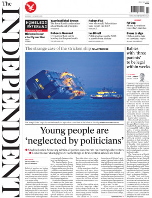 ... quotes shadow justice secretary Sadiq Khan claiming the coalition