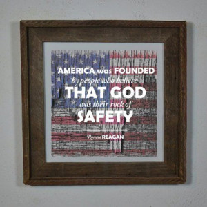 Quote Print - Ronald Reagan - America was Founded - Printable ...