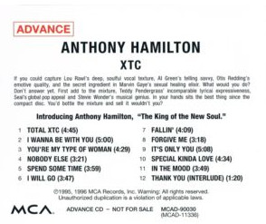 Anthony Hamilton ‎– Xtc (1996)