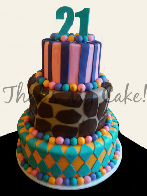 whimsical 21st birthday cake that s my cake