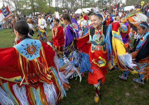 ... entry Friday at the 46th annual Haliwa-Saponi Powwow in Hollister