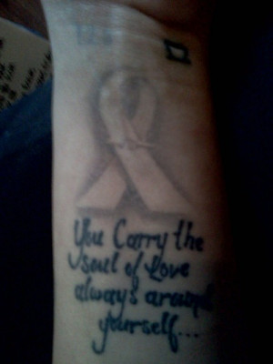 Lung Quote Cancer Tattoo