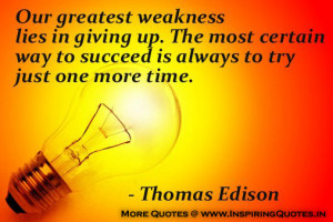 Thomas Edison Inspirational Quotes Wallpapers, Thomas Edison Success ...