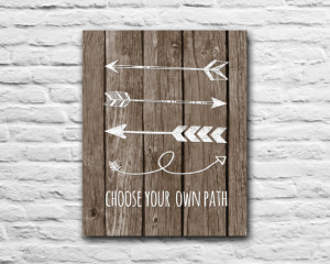... For Best Friend Present Inspirational Quote - Choose Your Own Path