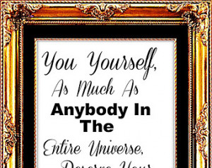 Printable Buddha Quote - Digital Instant Download (8X10): You Yourself ...