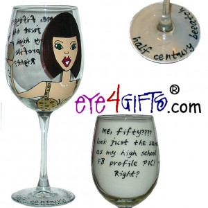 Here is a single 19.25oz, 9 inch tall white wine glass.