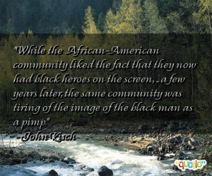 the african american community liked the fact that they now had black ...