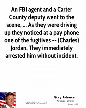 An FBI agent and a Carter County deputy went to the scene, ... As they ...
