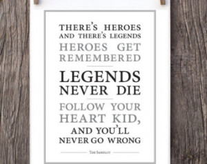 Legends Never Die // Art Print
