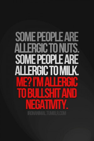 No negativity allowed!