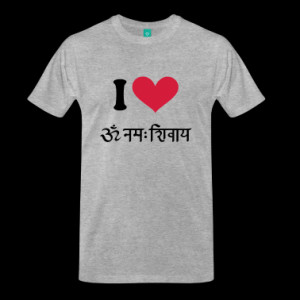 love, I heart. OM namah shivaya T-Shirts