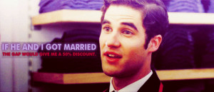 heartsasmagnets:top 10 blaine anderson quotes || If he and I got ...
