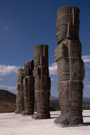 ... , Guerrero Tolteca, Ancient Cities, Warriors Columns, Toltec Warriors