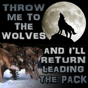 ... the wolves and i ll return leading the pack pic twitter com f78sp4cwnu