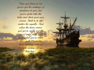 Inspiring quote from the movie, 