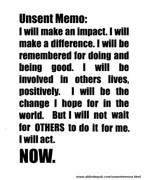 MAKE AN IMPACT TODAY!