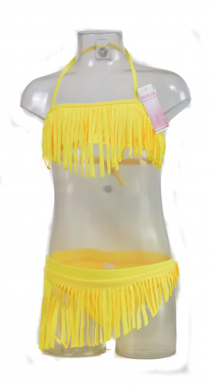 Fringe Bikini Bandeau Voor