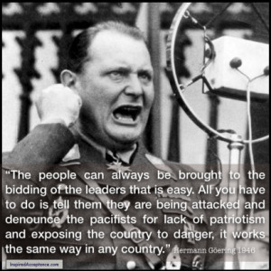 Hermann Goering Quote Game