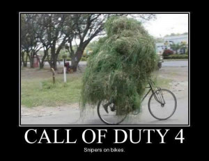 ... -humor-funny-joke-soldier-army-call-of-duty-4-sniper-sniper-bike