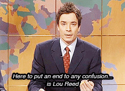 Lou Reed dispels rumors of his death on SNL - May 12th, 2001