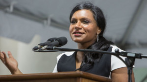 Actress Mindy Kaling speaks at Harvard Law School Class Day 2014 ...