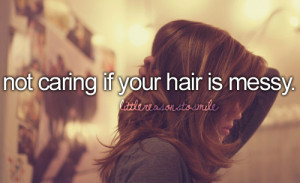care #no care #not caring #hair #messy