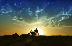 Ride into the sunset