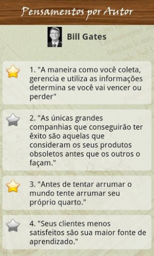 Great Thinkers Premium allows bookmark the quotes you like more, has ...