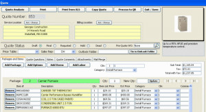 For a complete demonstration of the Sales/Quote module features click ...