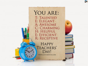 Happy Teachers Day 2014 Welcome Speech, Quotes in English