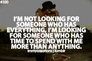 Not Looking For Someone