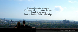 Turn A Friendship Into Love