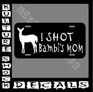 Hunting license plate, Deer Hunting , country, cowgirl, cowboy, bambi ...