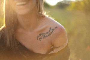 Tattoo Quotes On Collar Bone