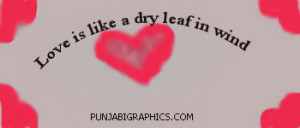 Love Quotes: Dry Leaf In Wind