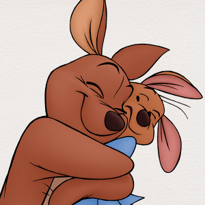 Winnie the Pooh Kanga and Roo Hug